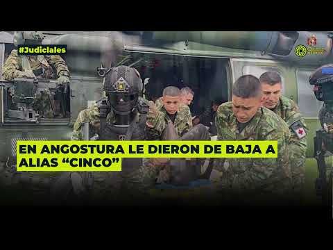 En Angostura le dieron de baja a alias “Cinco”