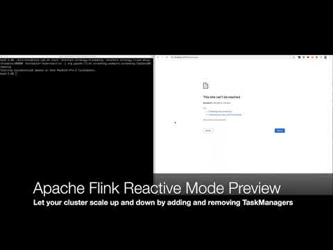 Apache Flink Reactive Mode preview