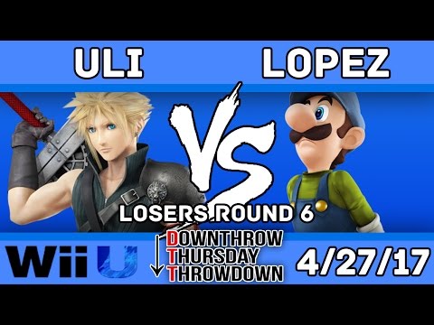 DTT #26 - Uli (Cloud, Sheik) VS. Lopez (Luigi) - SSB4 Losers Round 6 - Smash for Wii U