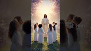Download lagu Jesus and the Children Sing in Heaven | Morning Hymn of Light #faith #jesuslovesyou #shortsfeed mp3