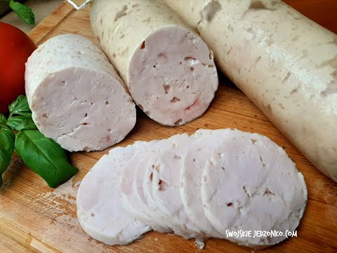 Szyneczka z fileta z kurczaka ,parzona i chudziutka domowa wędlina #nakanapki #prostyprzepis