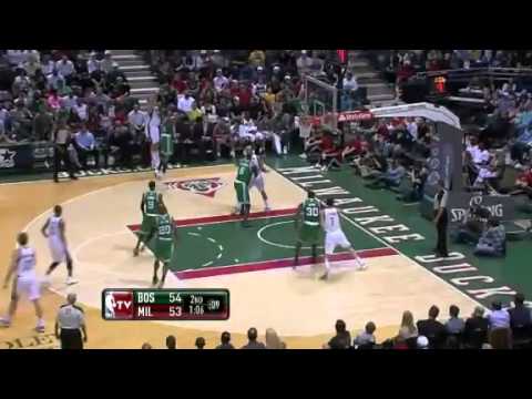NBA CIRCLE - Boston Celtics Vs Milwaukee Bucks Highlights March 22, 2012