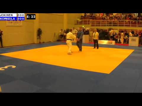 Judo Nordic Championships 2014: M-66: JOKINEN - KORKEILA