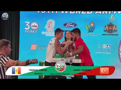 Turcan Tiberius vs Kendirci Hamza | Up to 65 kg | XLVI WORLD ARMWRESTLING CHAMPIONSHIP | 2025