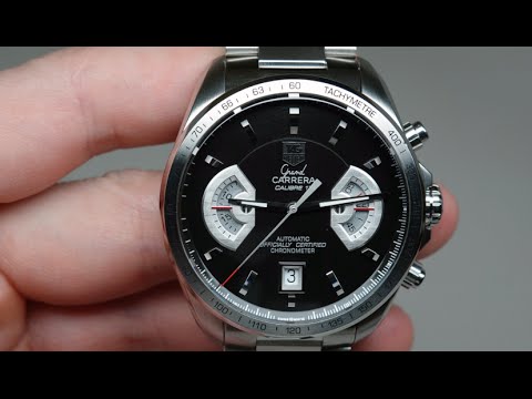 TAG HEUER GRAND CARRERA MEN'S WATCH REVIEW MODEL: CAV511A
