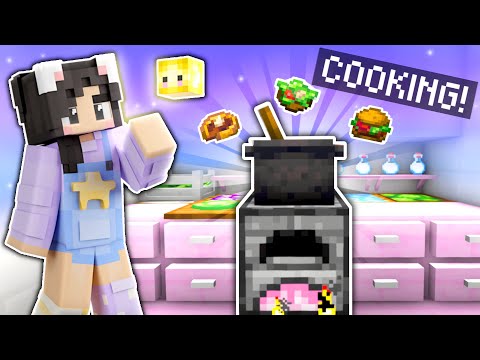 💜Cooking At The Restaurant! Minecraft StarQuest Ep.8