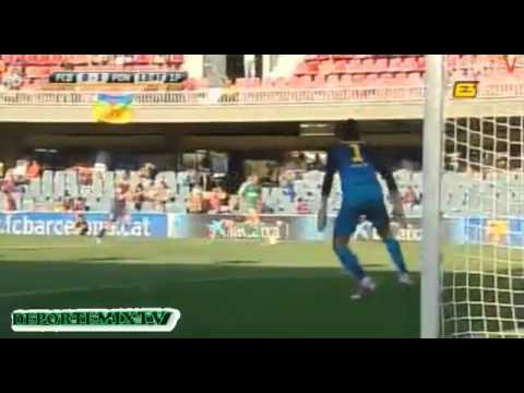 Barcelona B 0 - 1 Ponferradina Goal De Yuri