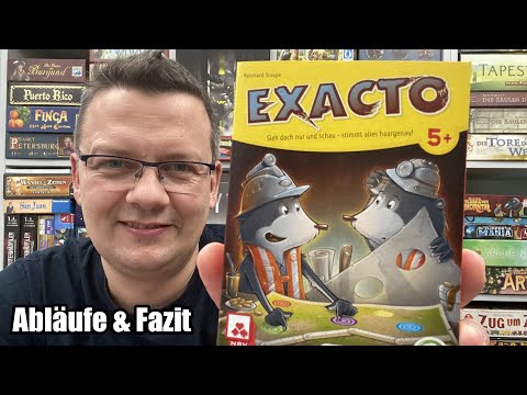 Exacto (NSV) - ab 5 Jahre - Einfache Regeln, schnell gespielt aber knifflige Herausforderung