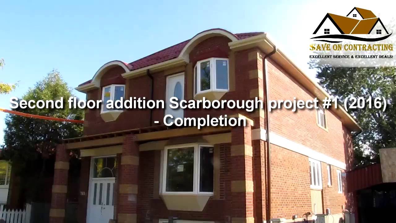 Second Floor addition Scarborough Project #1 (2016) - Completion