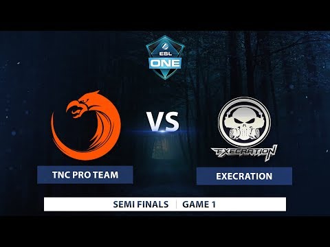 TNC Pro Team vs Execration | Game 1 | ESL One Katowice 2018 SEA