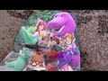 Barney Baby Bop Group Hugging Scooby Doo Shaggy Daphne Velma And Princess Belle