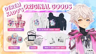 【 Freetalk 】Derem's Original Goods are out!! Check them out!!【 NIJISANJI | Derem Kado 】