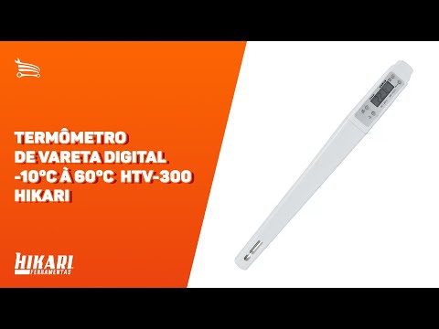 Termômetro de Vareta Digital -10°C à 60°C HTV-300 - Video