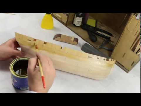 22- Colocación del segundo forro del casco. HMS Terror - Modelismo Naval