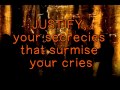 The Red Jumpsuit Apparatus - Justify (Lyrics)