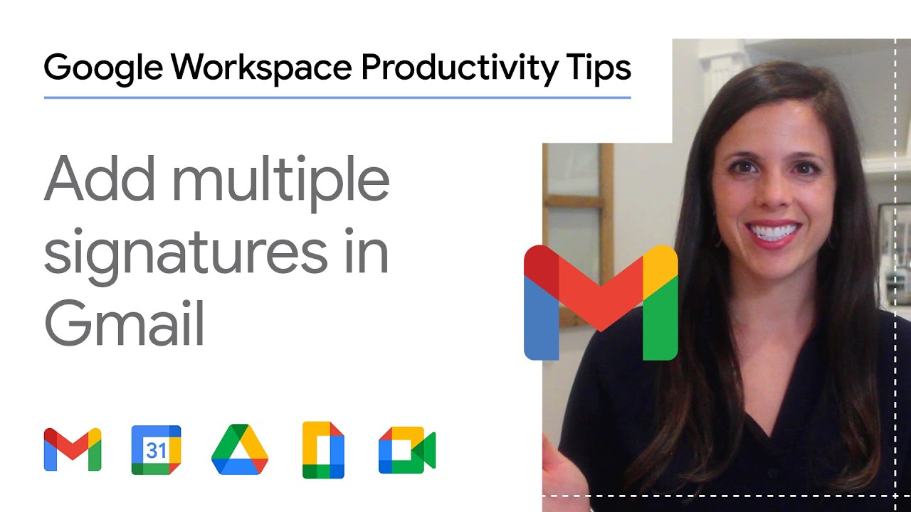 Trying to figure out how you can have multiple signatures in Gmail? In this episode of Google Workspace Productivity Tips, we show you how to do exactly this, so you’ll never have to type an email signature out again!