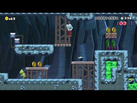 WORLD 6-2　～メットたちの エメラルドこうざん～ by シュン - Super Mario Maker - No Commentary 1bo