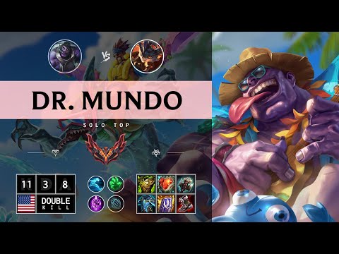 Dr. Mundo Top vs Rumble - NA Grandmaster Patch 14.14