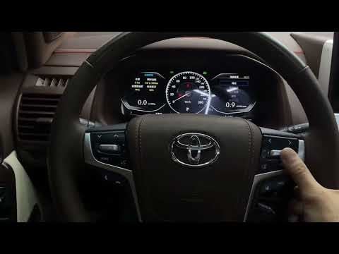 12.3 inch digital instrument cluster dashboard speed meter display screen for Toyota Prado