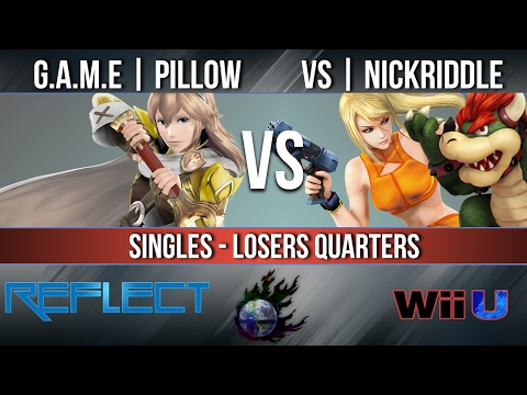 REFLECT 3 - G.A.M.E | Pillow (Lucina) vs. VS | NickRiddle (ZSS/Bowser) - Wii U Singles LQ