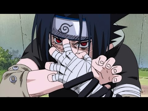 Sasuke uses Chidori for the First Time - Sasuke VS. Gaara At Chunin Exams [BD 1080p]