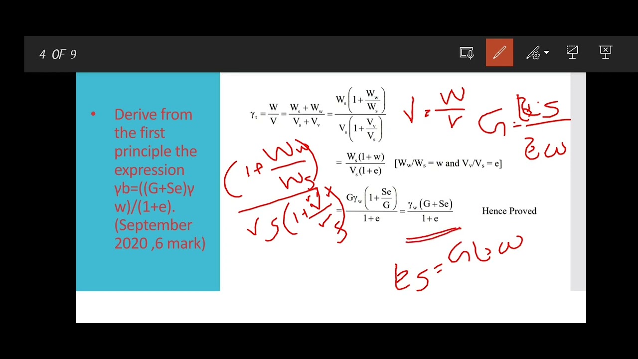 Solved University Questions Paper, Geotechnical Engineering 1 (Module 1)