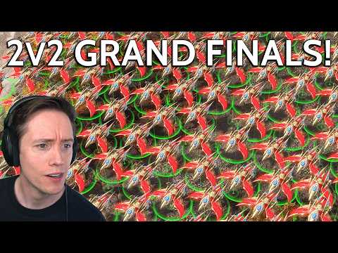 MaxPax's NEW 4 Stargate Mass Phoenix Strategy! StarCraft 2 2v2 Finals