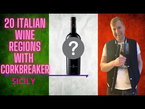 20 Italian Wine Regions with Corkbreaker - Sicily