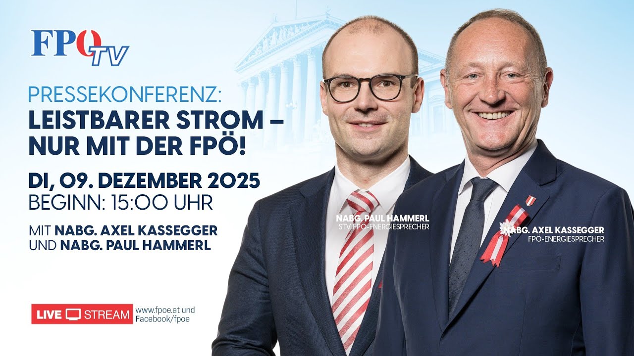 Leistbarer Strom – nur mit der FPÖ!
