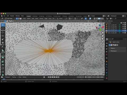Blender (repairing a complex hole in a scanned mesh ) colapse and dyNTOPO method