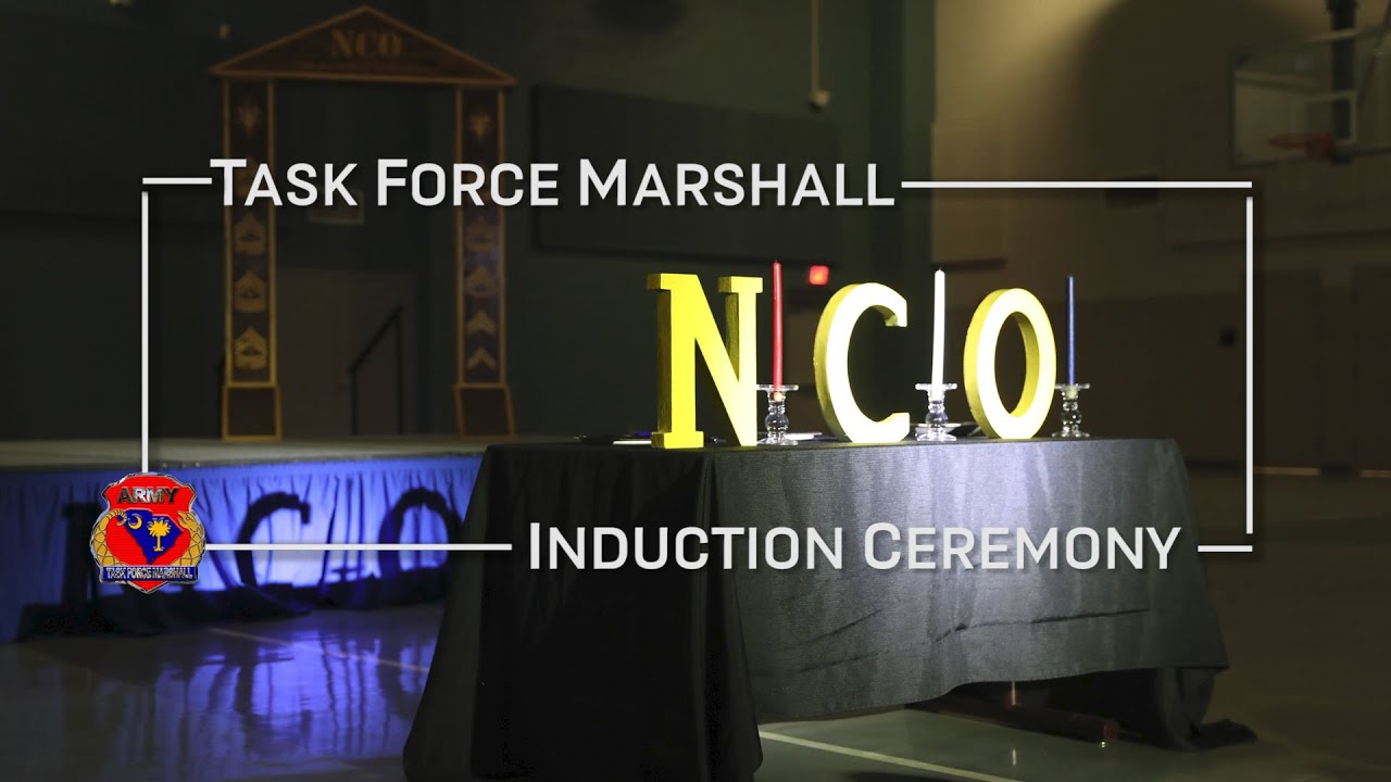 Task Force Marshall NCO Induction Ceremony