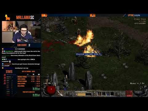 DIABLO 2 - Any% Hardcore Druid Speedruns (12/30/2020)
