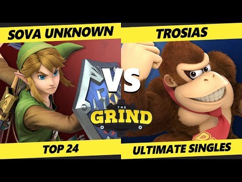 The Grind 113 Top 24 - Sova Unknown (Link) Vs. Trosias (Falco, DK) Smash Ultimate - SSBU