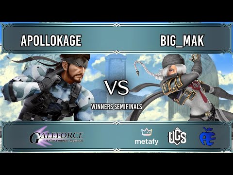 Galeforce - Winners Semifinals - ApolloKage(Snake) Vs. big_mak(Sheik)