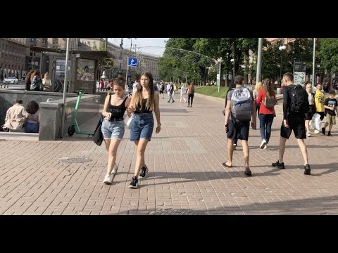 Summer walk in Kyiv Ukraine 2022 🇺🇦