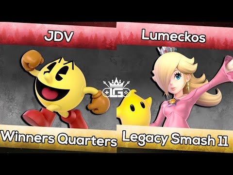 JDV (Pac Man) vs. Lumeckos (Rosalina) | Legacy Smash #11 | Smash Ultimate WQF