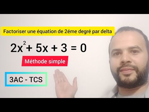 Exercice corrigé N°10 : Équations المعادلات - Delta | 3AC - TCS