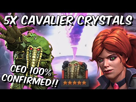 5x 6 Star Man-Thing Insane Early Access Cavalier Crystal Opening! - Marvel Contest of Champions