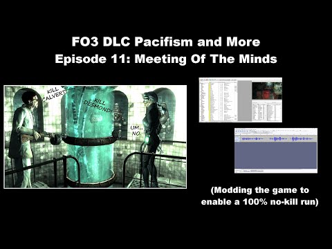 FO3 DLC Pacifism and More (100% no-kill run) Part 11 - Meeting of the Minds