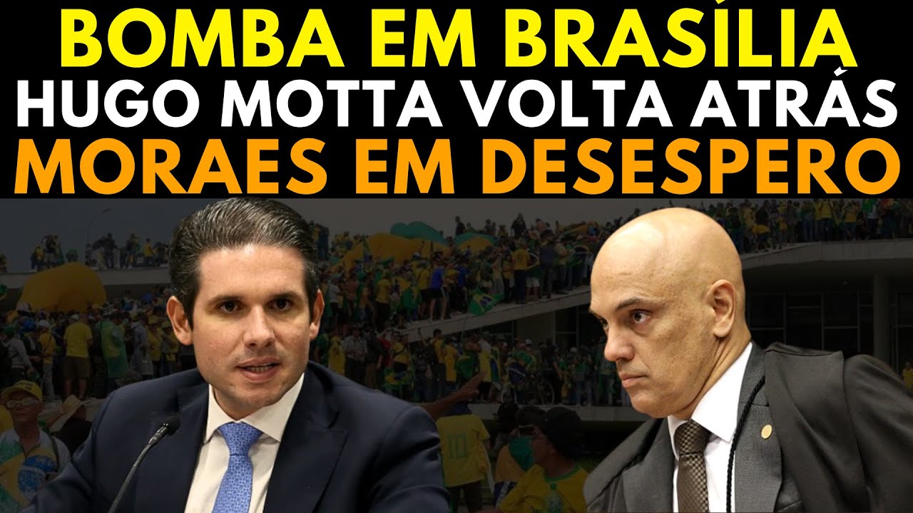 REVIRAVOLTA - HUGO MOTTA SURPREENDE MORAES E PL DA ANISTIA SERÁ VOTADA NA CÂMARA DOS DEPUTADOS