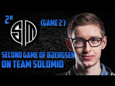 Bjergsen's Second Competitive Game on TSM (Game 2)