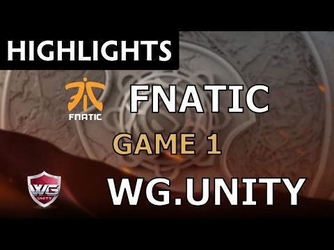 Fnatic vs WarriorsGaming.Unity [Game 1] The International 2016 Qualifiers - Dota Highlights