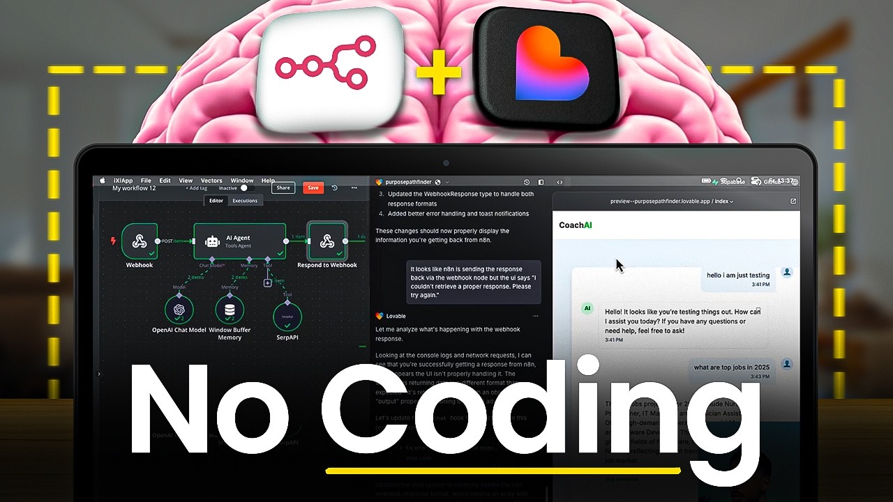 One Chat App… ALL the AI Models 🤯 (n8n + Lovable)