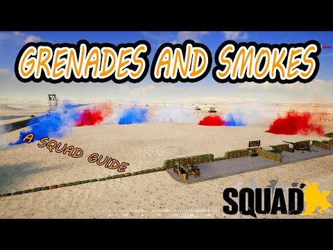How to throw/use grenades and smokes | Squad Guide