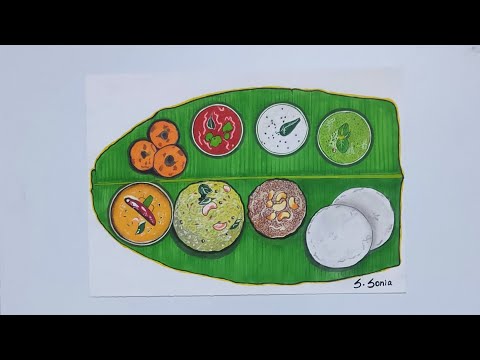 Pongal Food Drawing / Realistic art / Traditional South Indian Festival Art