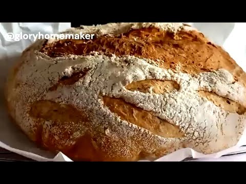 World's Easiest Crusty Artisan Bread Recipe | No Kneading | No Dutch Oven