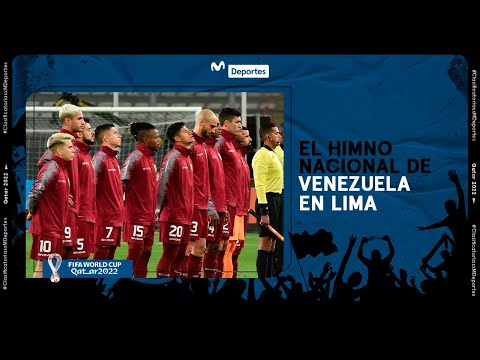 PERÚ vs VENEZUELA [1-0]: Himno Nacional de Venezuela | FECHA 6 | ELIMINATORIAS QATAR 2022