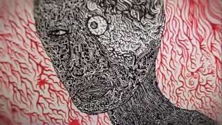 "The Man with Blood & Oil" artwork by Hive resident artist, Daisuke Okamoto