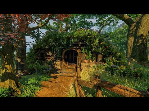 How To Build a Hunter's Cabin Hobbit Hole in Enshrouded!