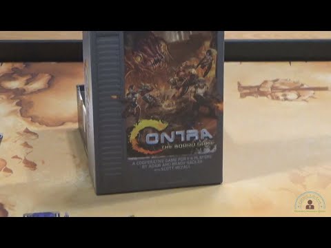 Review of Contra The Board Game by Kess Entertainment and Blacklist Games.